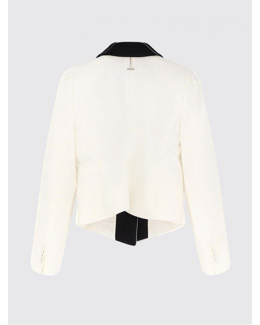 McQueen White Wool Blazer