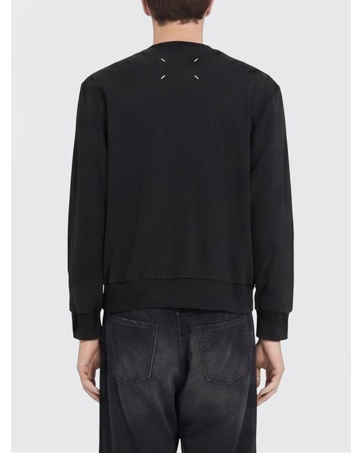MM6 by Maison Margiela Black Sweatshirt for men