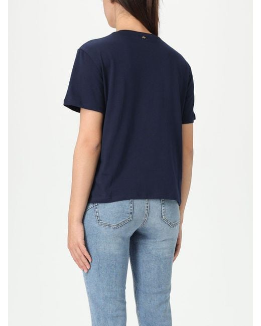 Liu Jo Blue Graphic Print T-Shirt