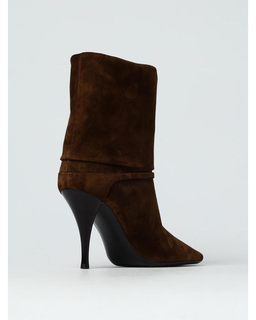 Saint Laurent Brown Niki Boots