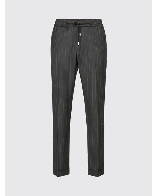 Philipp Plein Gray Slim Fit Drawstring Trousers for men