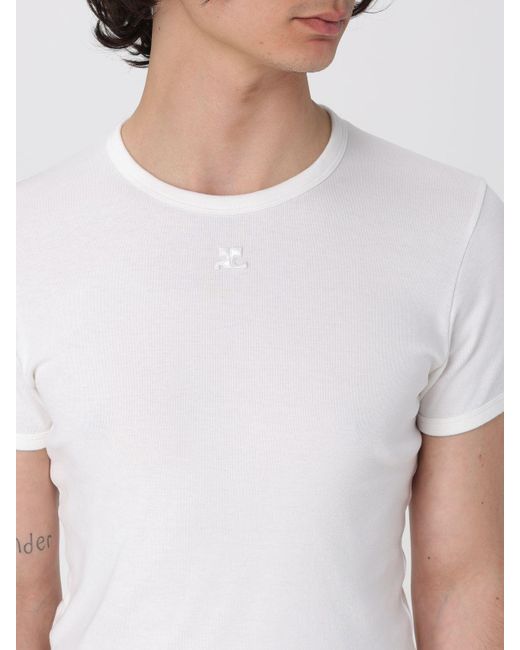 T-shirt CourrÈges Courreges pour homme en coloris White
