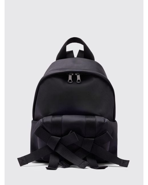Simone Rocha Black Utility Bow Backpack