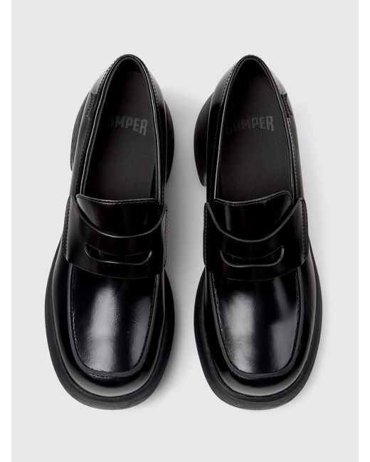 Camper Black Thelma Ii Loafers