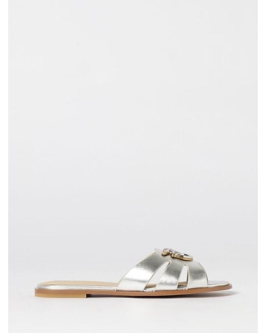 Pinko White Milly 04 Mules