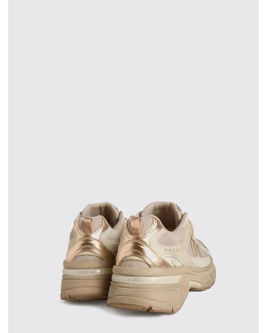 Golden Goose Deluxe Brand Natural Lightstar Mesh And Leather Sneakers for men