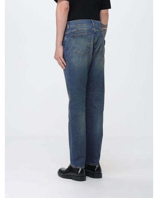 Dolce & Gabbana Blue Dolce &Amp Gabbana Cotton Denim Slim Fit Jeans By for men