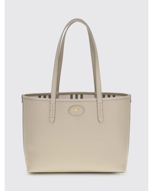 Burberry Natural Reversible Bloomsbury Leather Bag