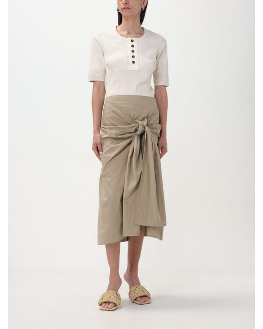 Bottega Veneta Natural Skirt