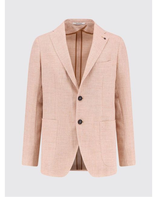 Tagliatore Natural Single-Breasted Linen And Wool Blazer for men