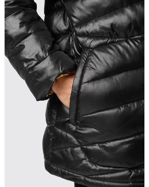 Philipp Plein Black Quilted Padded Nylon Down Jacket for men
