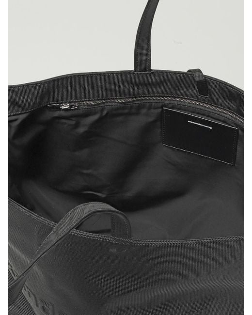 Alexander Wang Black Punch Logo Tote Bag