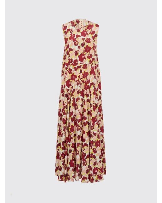 Marni White A-Line Midi Dress