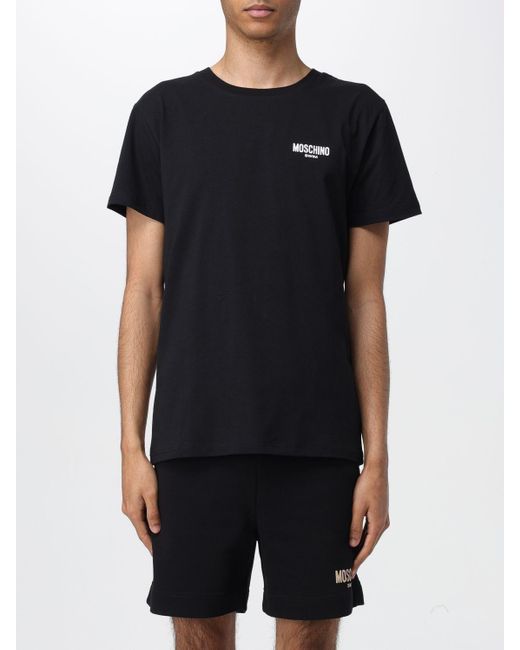 T-shirt Moschino pour homme en coloris Black