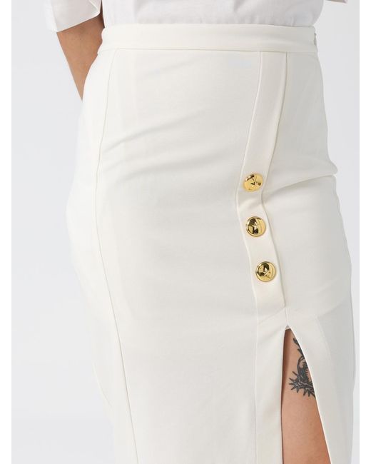 Pinko White Skirt