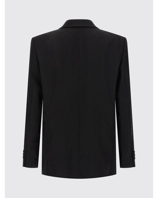 Balmain Blue Virgin Wool Single-Breasted Blazer for men