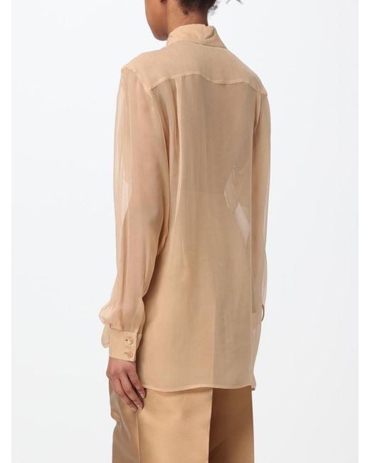 Alberta Ferretti Natural Shirt