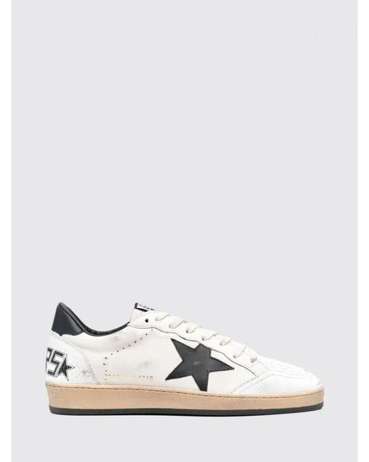 Golden Goose Deluxe Brand White Ball Star Used Nappa Sneakers for men
