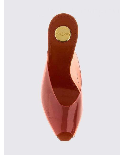Saint Laurent Pink Sabrina High Stiletto Heeled Mules