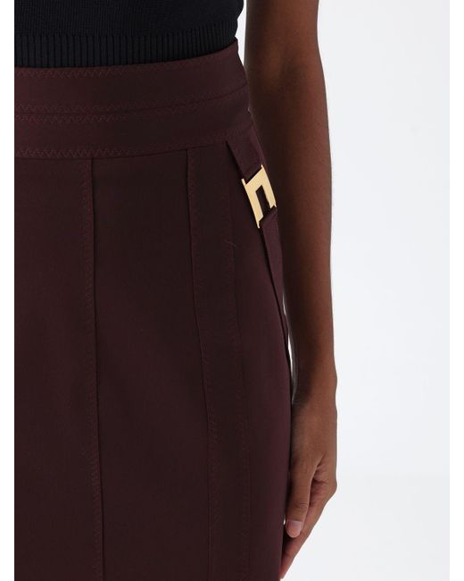 Falda Mujer Elisabetta Franchi de color Red