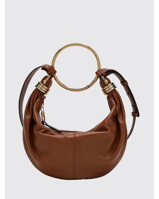Chloé Brown ChloÉ Leather Bracelet Bag