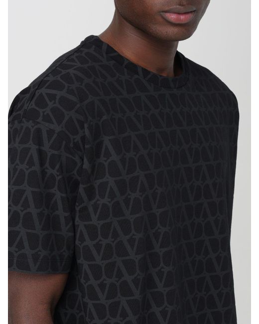 Camiseta Valentino de hombre de color Black