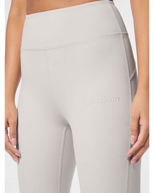 Philipp Plein White Flared Jogger Trousers