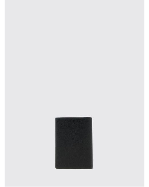 Tom Ford White Grained Leather Passport Holder for men