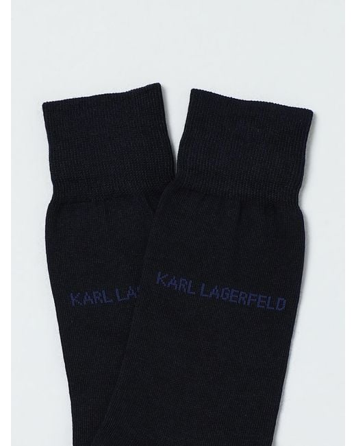 Karl Lagerfeld Black Socks for men