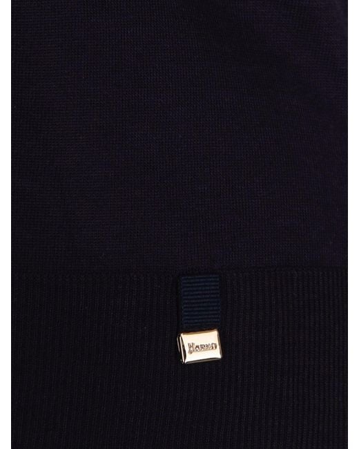 Herno Blue Short-Sleeved Crewneck T-Shirt
