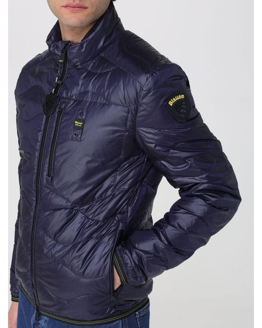 Blauer Blue Padded Nylon Down Jacket for men