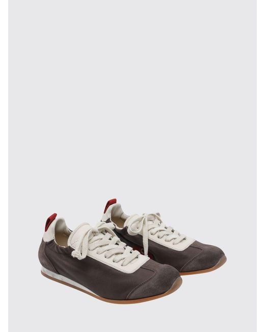 Uma Wang White Leather Sneakers
