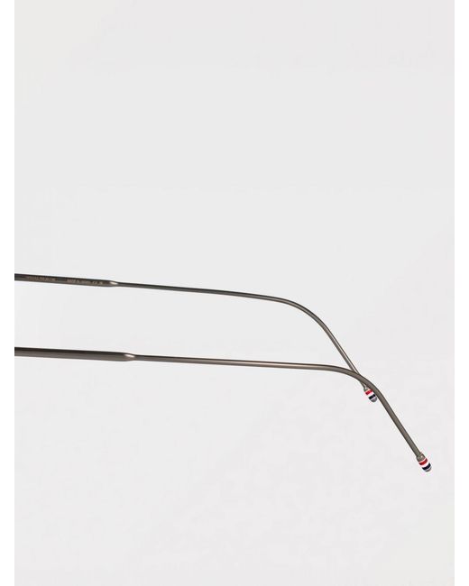 Thom Browne White Metal Sunglasses for men