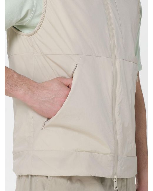 DUNO Gray Arlo Mirto Technical Fabric Vest for men