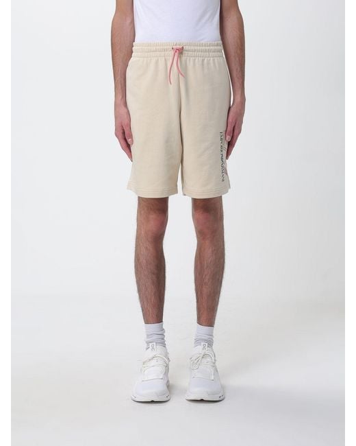 EA7 Natural Cotton Jogging Shorts for men