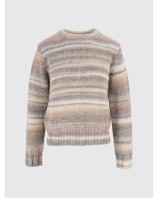 Kangra Blue Striped Wool-Blend Crewneck Jumper