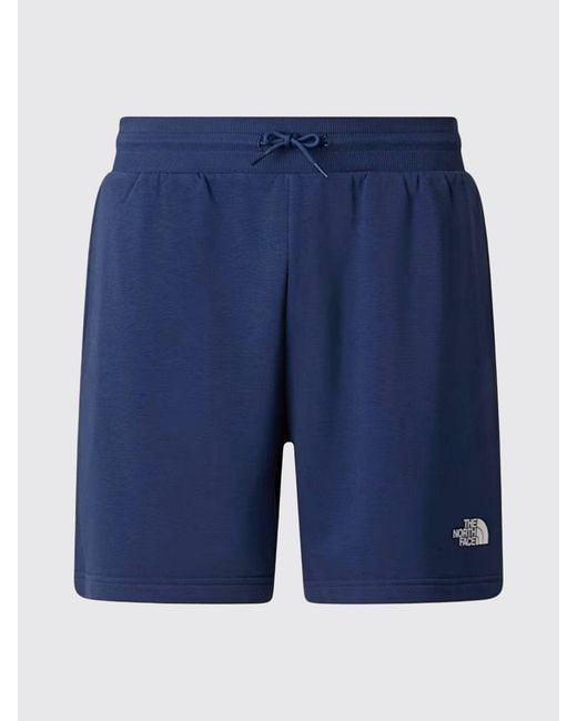 The North Face Blue Jersey Jogging Shorts for men