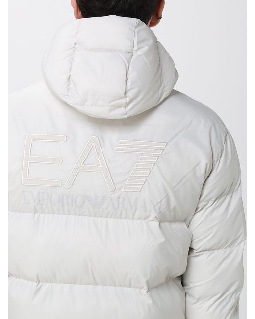 EA7 White Jacket for men