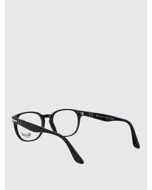 Persol Black Acetate Eyeglasses for men