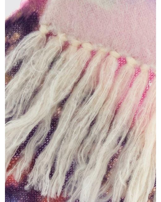 Isabel Marant Blue Mohair Blend Scarf