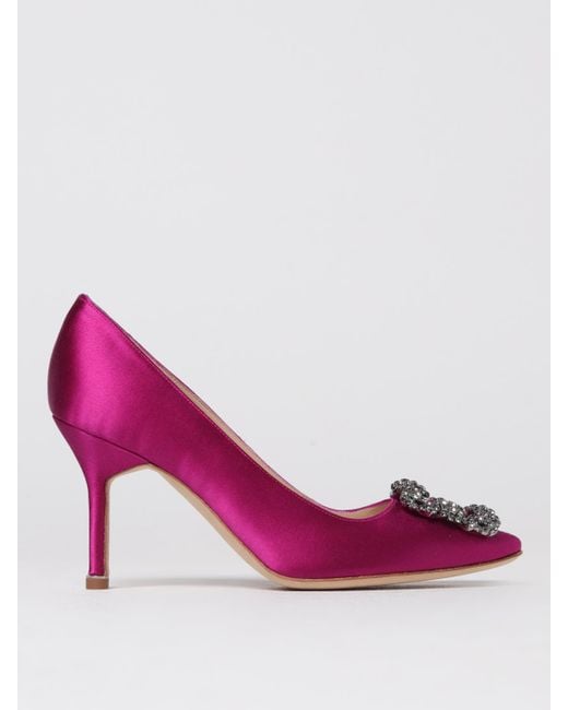 Manolo Blahnik Pink Court Shoes