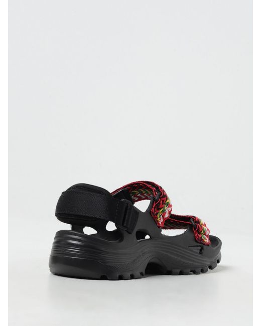 Lanvin Black Flat Sandals