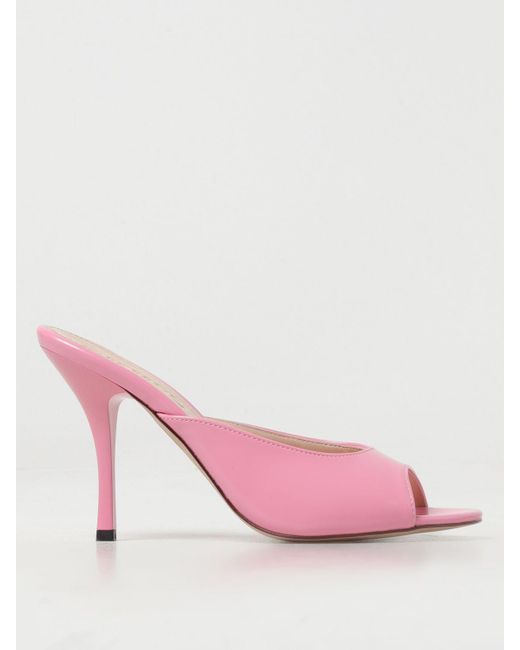 Pinko Pink Heeled Sandals