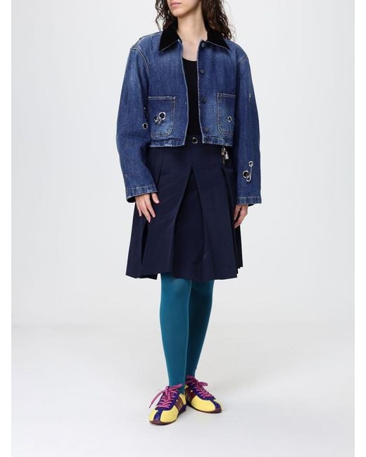 Marc Jacobs Blue Crop Jacket