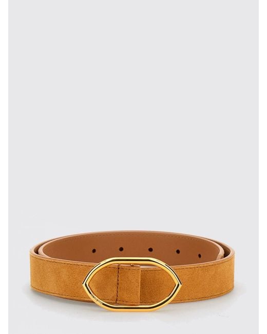 Jacquemus Brown Suede Calf Leather Belt