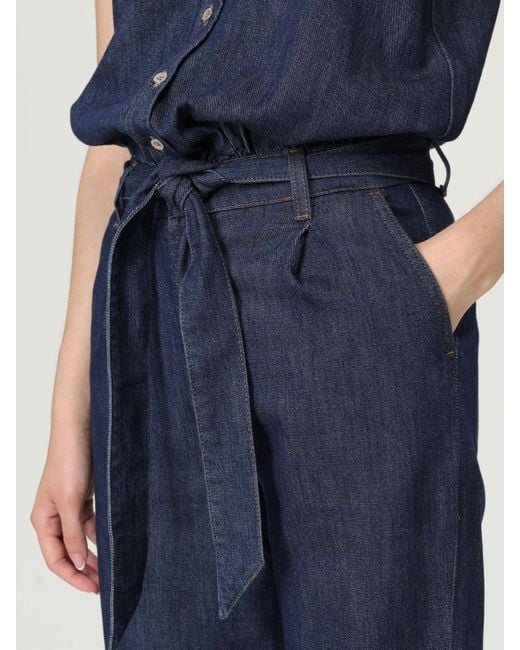 Falda Mujer 7 For All Mankind de color Blue