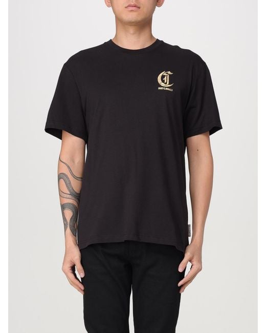 Just Cavalli Black T-Shirt for men