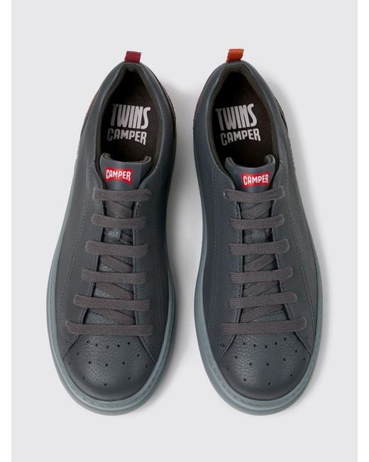 Camper Gray Bicolor Twins Low-Top Sneakers for men
