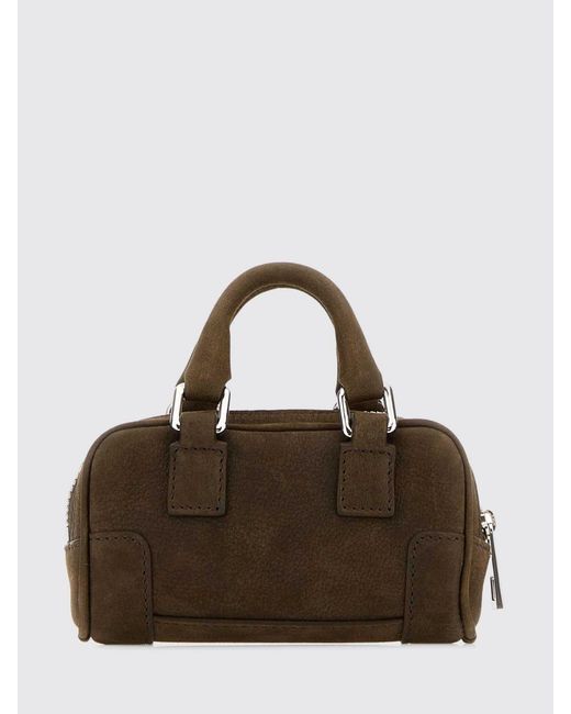 Loewe Brown Amazona Nubuck Bag