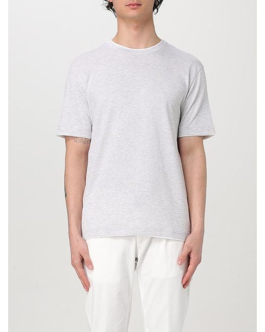 Eleventy White Cotton T-Shirt for men